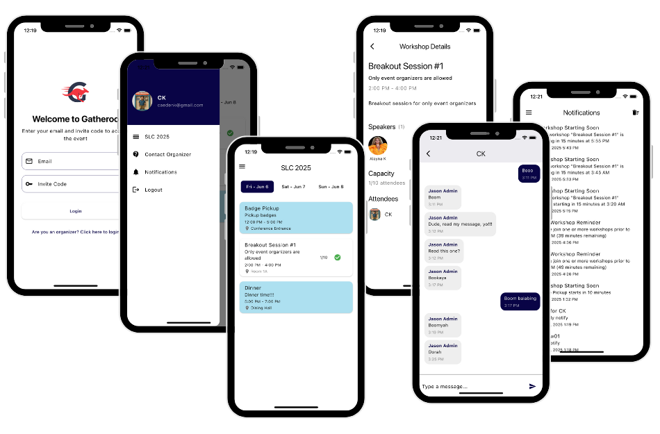 Gatheroo Mobile App